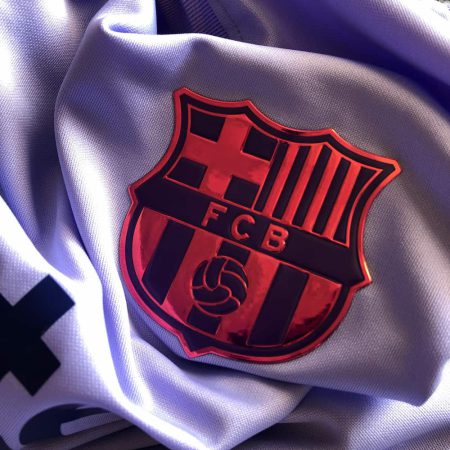 لوگوی ژلاتینی لباس دوم بارسلونا 2021-22 ورژن هوادار