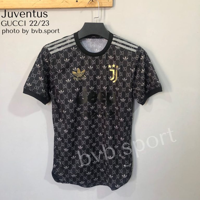 لباس یوونتوس طرح گوچی 202223 (ورژن پلیر) دالان اسپورت